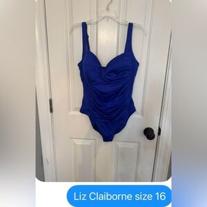 Liz Claiborne Royal Blue One-Piece
